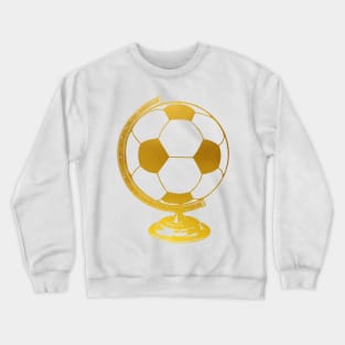 Soccer Ball Globe Crewneck Sweatshirt